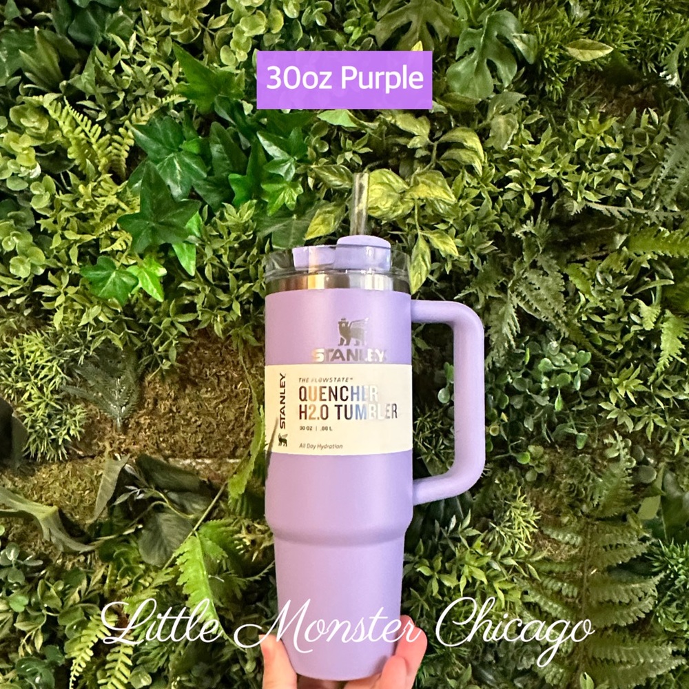 Authentic STANLEY 30oz PURPLE quencher mug, all tags, ship daily